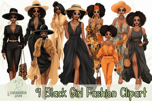 Download Fashionable Black Beauty Clipart - Beauty clipart Collection