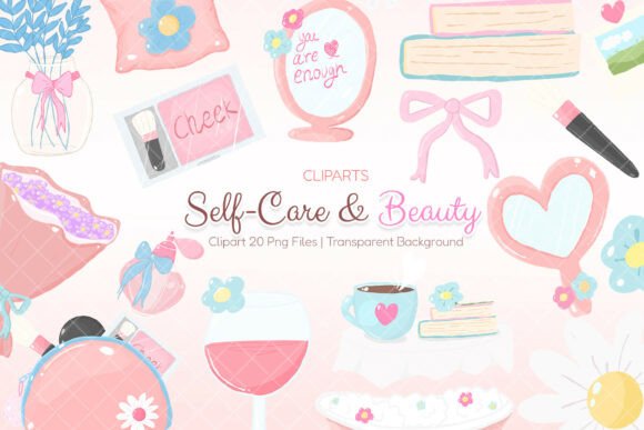 Download Self Care Beauty Clipart PNG Pastel - Beauty clipart Collection