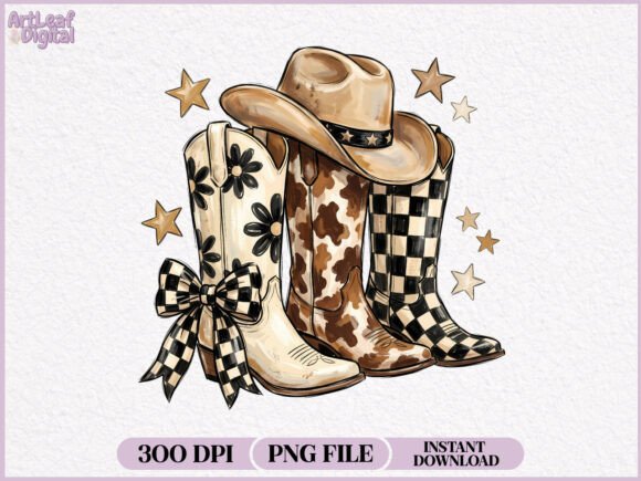 Download Preppy Western Cowgirl Boots PNG - Cowgirl Collection