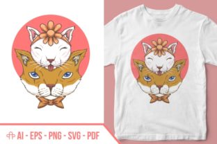 Download Cat Father and Child Illustration - Child illustration Collection