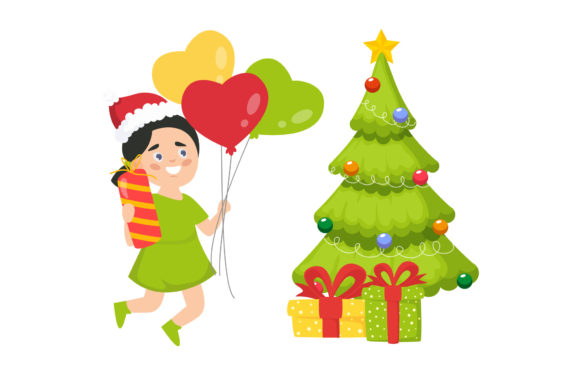 Download Christmas Happy Child Illustration - Child illustration Collection